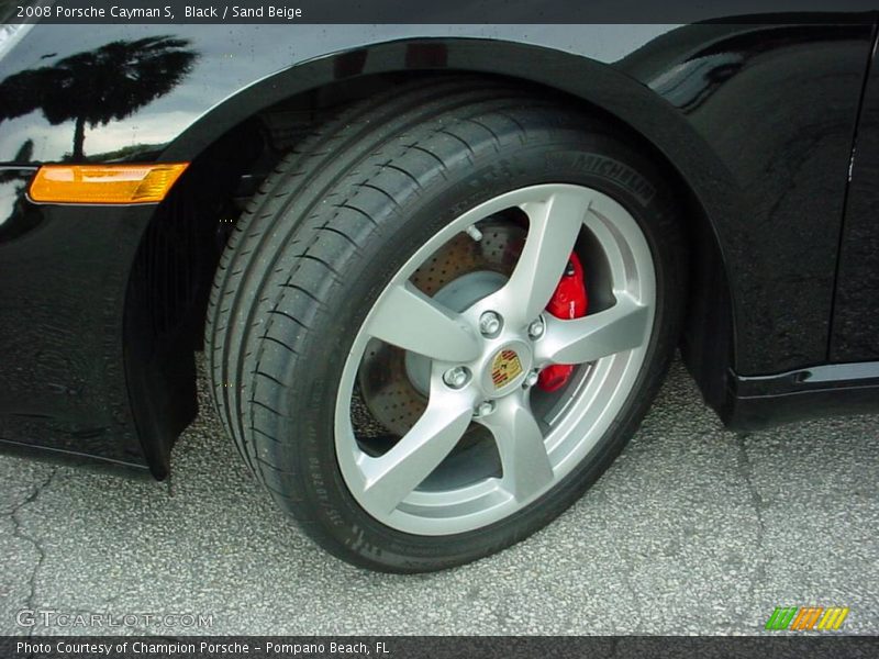 Black / Sand Beige 2008 Porsche Cayman S