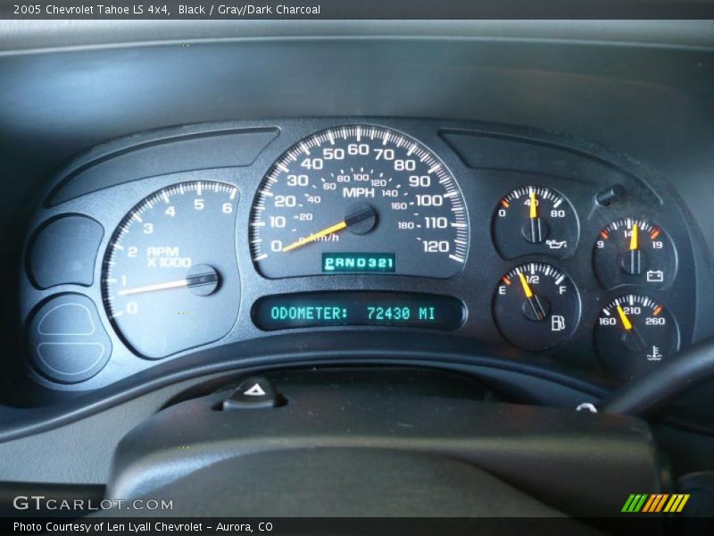 Black / Gray/Dark Charcoal 2005 Chevrolet Tahoe LS 4x4