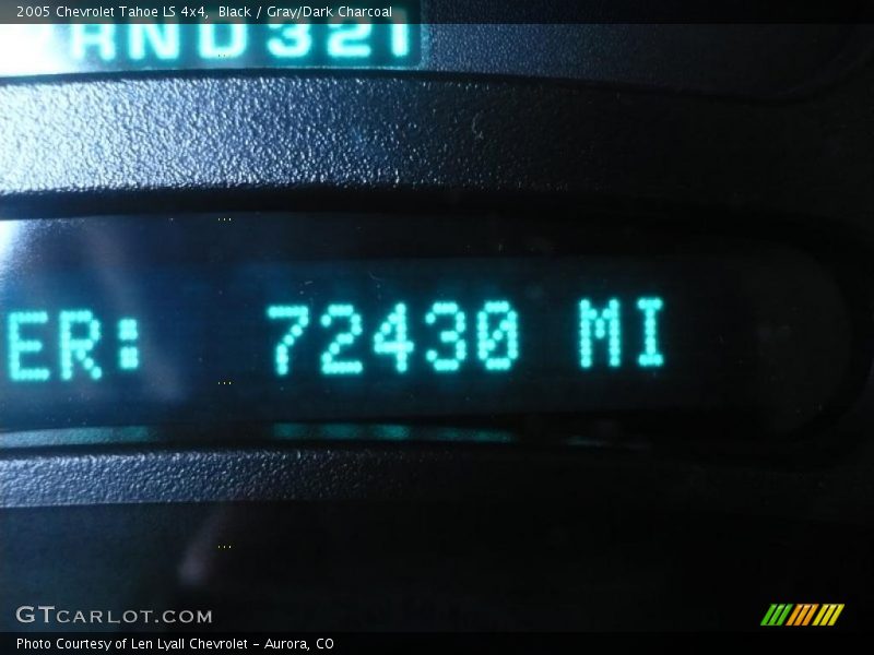 Black / Gray/Dark Charcoal 2005 Chevrolet Tahoe LS 4x4