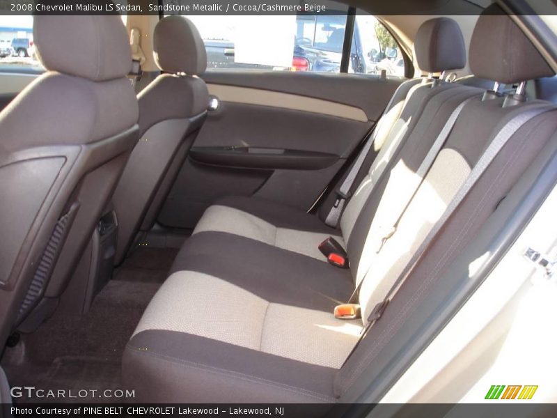 Sandstone Metallic / Cocoa/Cashmere Beige 2008 Chevrolet Malibu LS Sedan