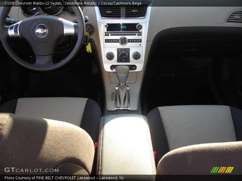 Sandstone Metallic / Cocoa/Cashmere Beige 2008 Chevrolet Malibu LS Sedan