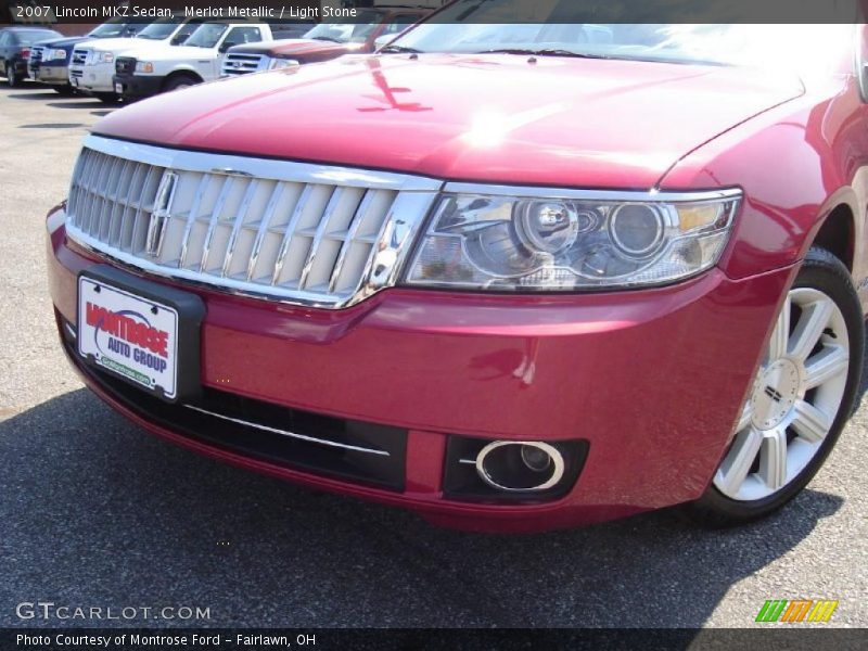 Merlot Metallic / Light Stone 2007 Lincoln MKZ Sedan
