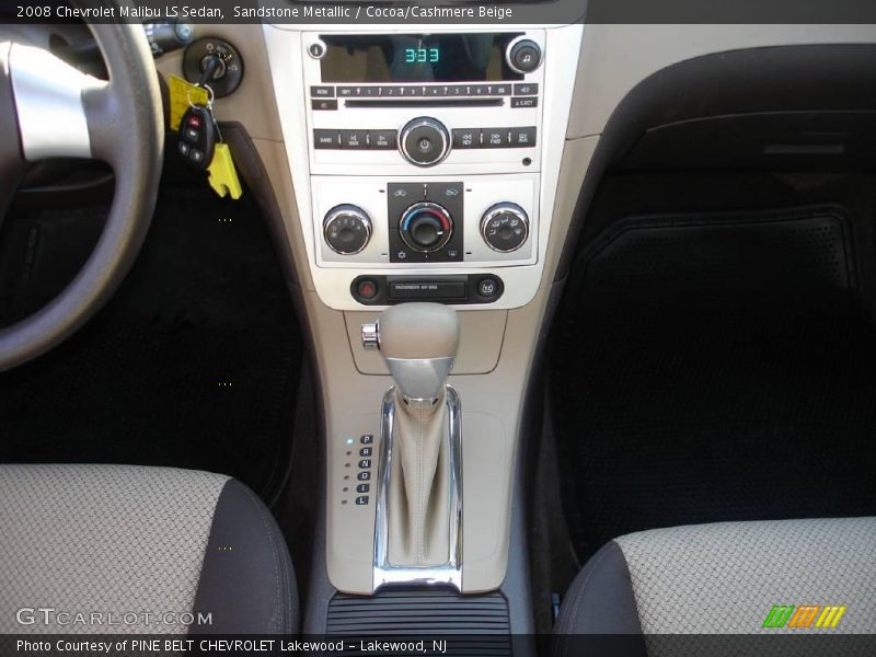 Sandstone Metallic / Cocoa/Cashmere Beige 2008 Chevrolet Malibu LS Sedan