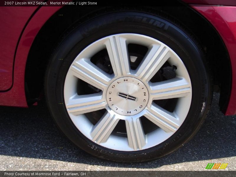 Merlot Metallic / Light Stone 2007 Lincoln MKZ Sedan