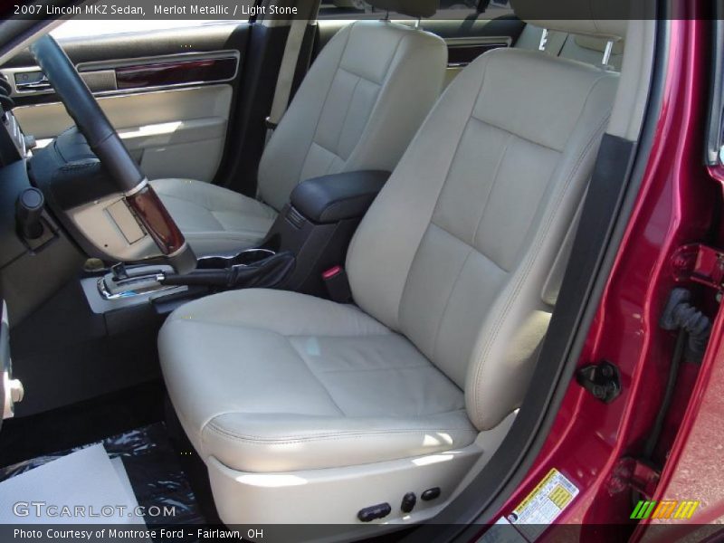 Merlot Metallic / Light Stone 2007 Lincoln MKZ Sedan