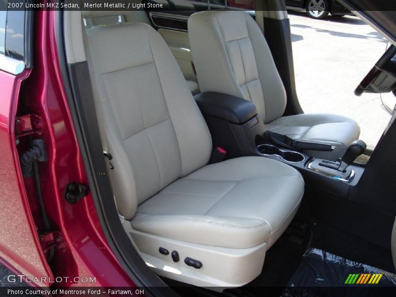Merlot Metallic / Light Stone 2007 Lincoln MKZ Sedan