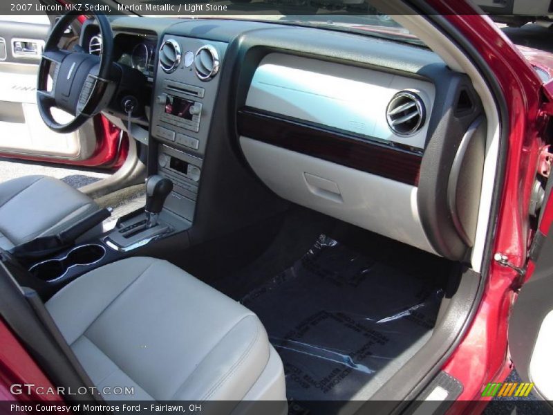 Merlot Metallic / Light Stone 2007 Lincoln MKZ Sedan
