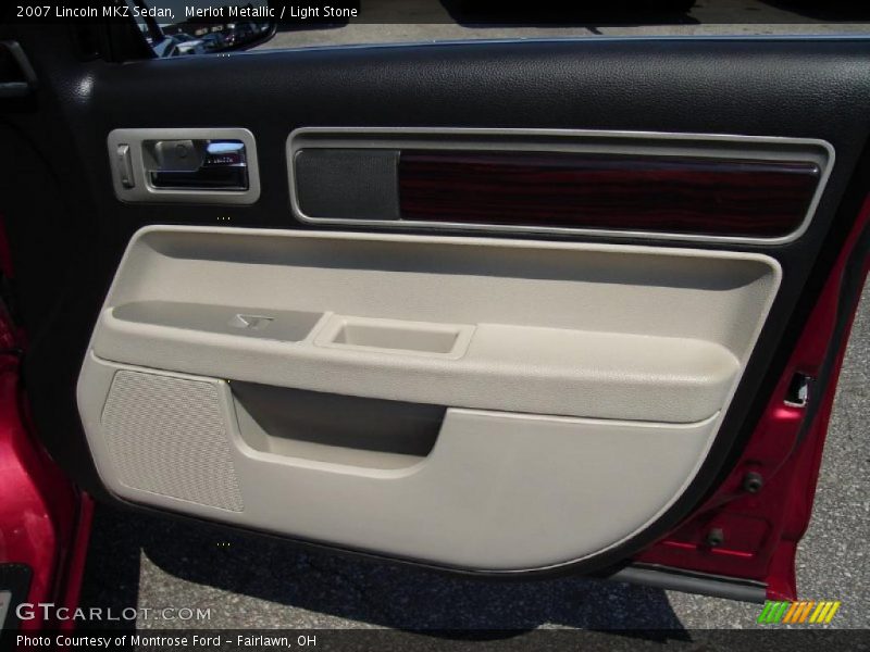 Merlot Metallic / Light Stone 2007 Lincoln MKZ Sedan