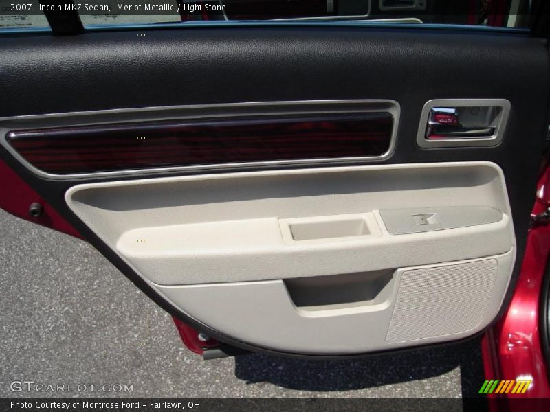 Merlot Metallic / Light Stone 2007 Lincoln MKZ Sedan