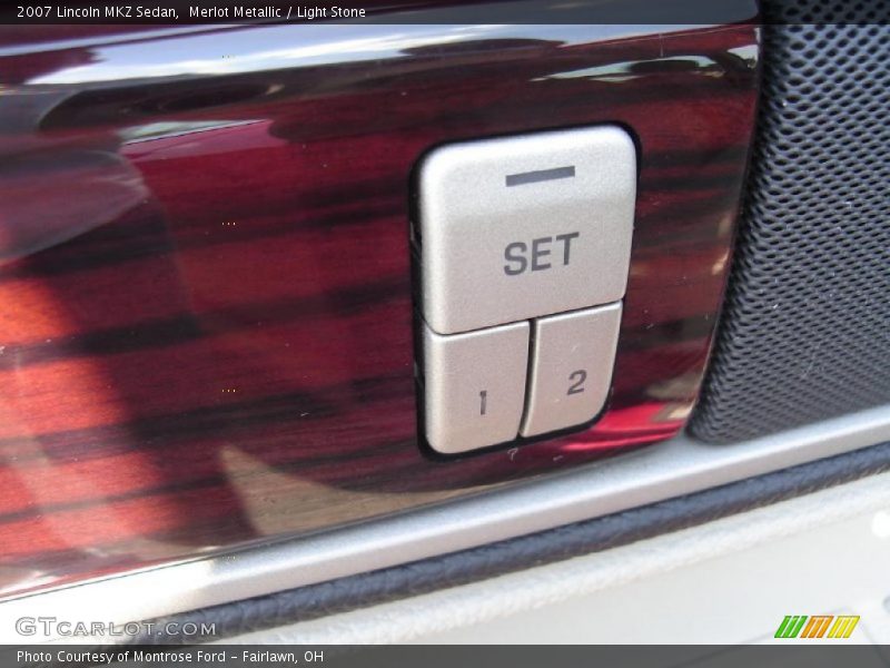 Merlot Metallic / Light Stone 2007 Lincoln MKZ Sedan