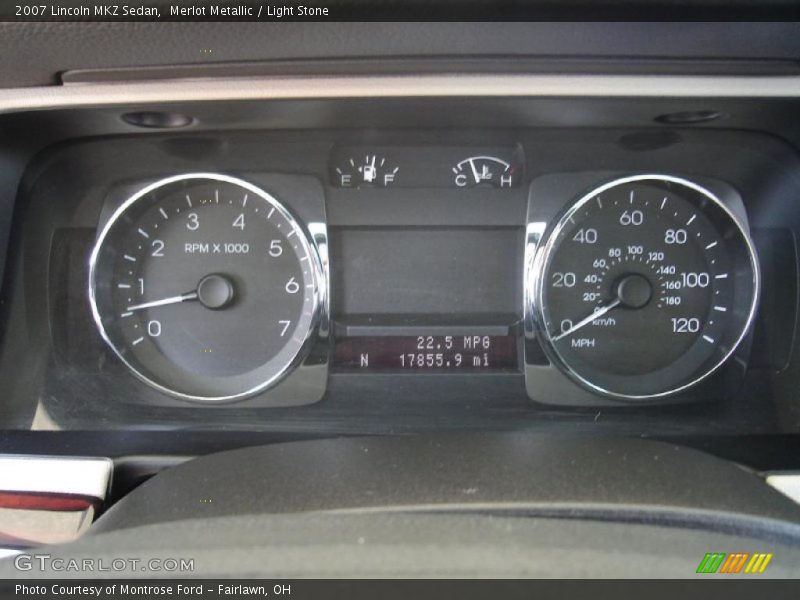 Merlot Metallic / Light Stone 2007 Lincoln MKZ Sedan