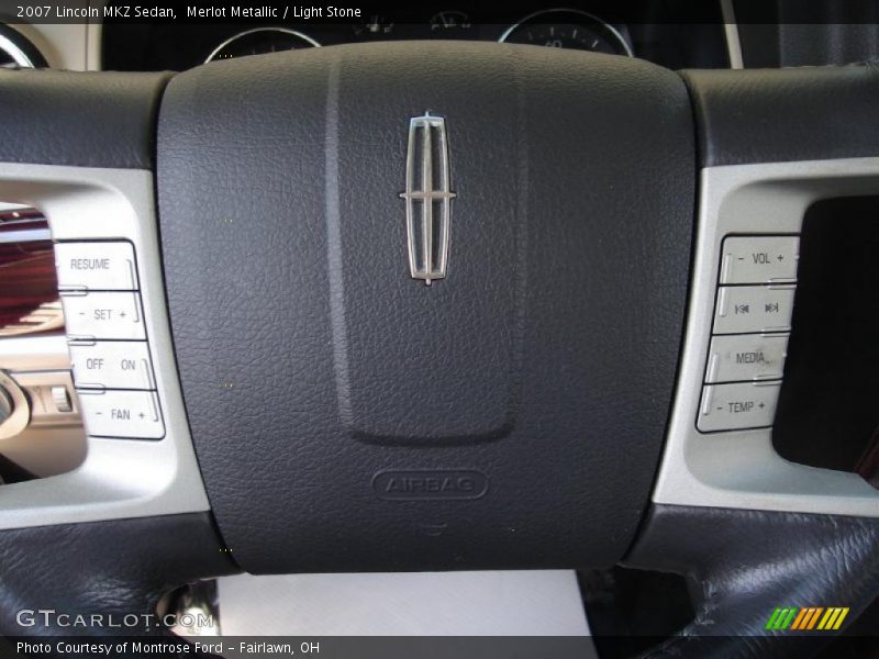Merlot Metallic / Light Stone 2007 Lincoln MKZ Sedan