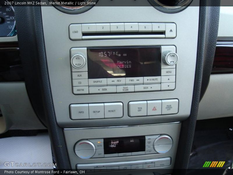 Merlot Metallic / Light Stone 2007 Lincoln MKZ Sedan