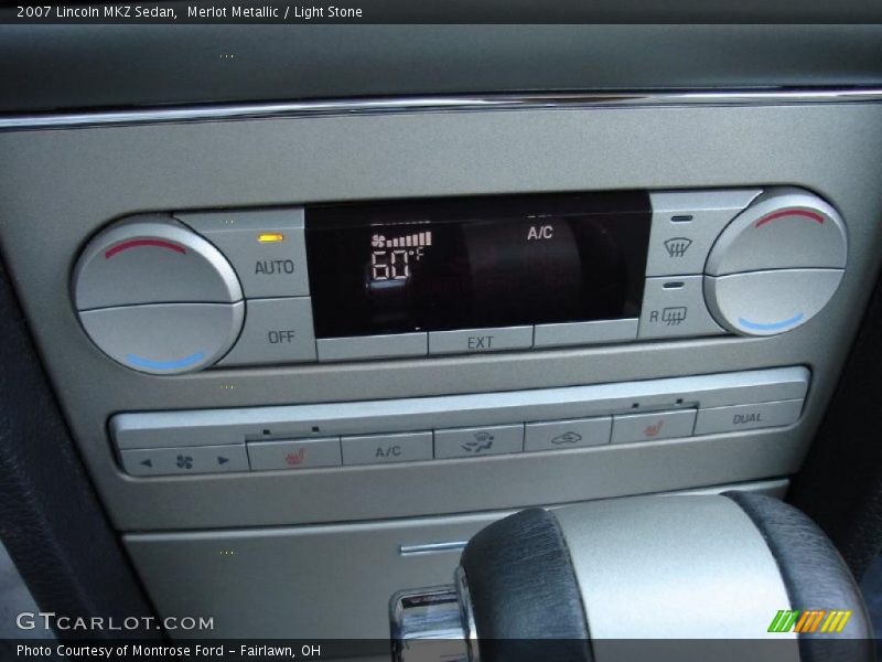 Merlot Metallic / Light Stone 2007 Lincoln MKZ Sedan
