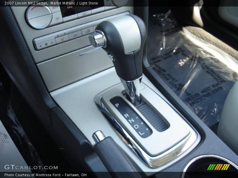 Merlot Metallic / Light Stone 2007 Lincoln MKZ Sedan