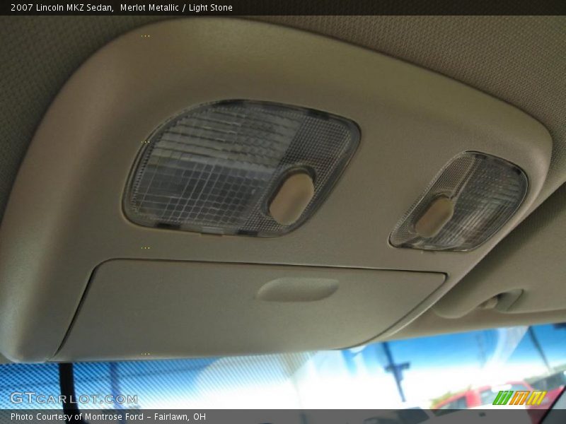 Merlot Metallic / Light Stone 2007 Lincoln MKZ Sedan