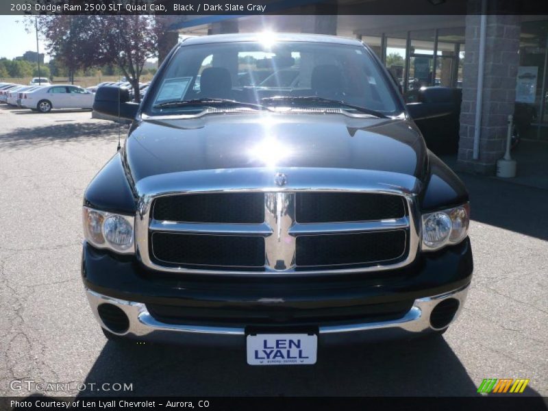 Black / Dark Slate Gray 2003 Dodge Ram 2500 SLT Quad Cab