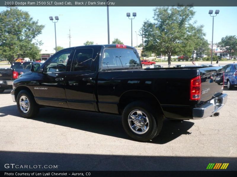 Black / Dark Slate Gray 2003 Dodge Ram 2500 SLT Quad Cab