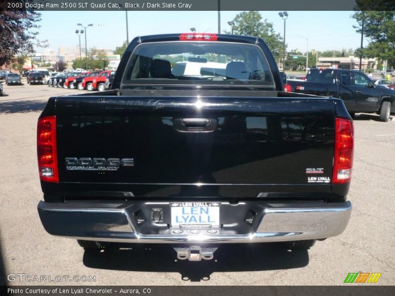 Black / Dark Slate Gray 2003 Dodge Ram 2500 SLT Quad Cab
