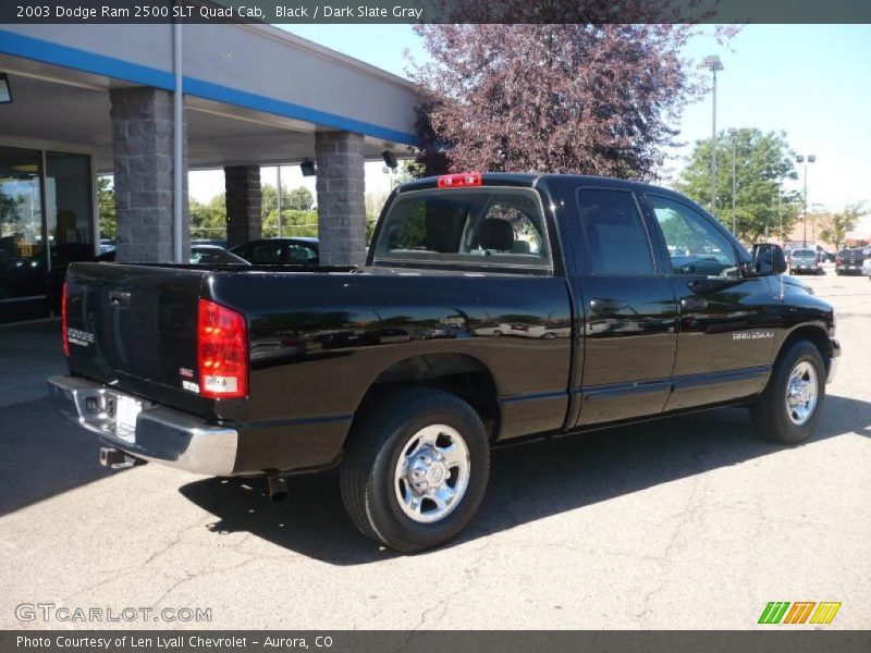 Black / Dark Slate Gray 2003 Dodge Ram 2500 SLT Quad Cab