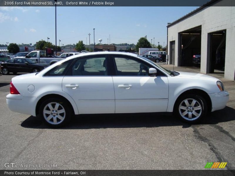 Oxford White / Pebble Beige 2006 Ford Five Hundred SEL AWD