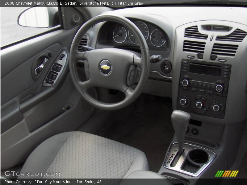 Silverstone Metallic / Titanium Gray 2008 Chevrolet Malibu Classic LT Sedan