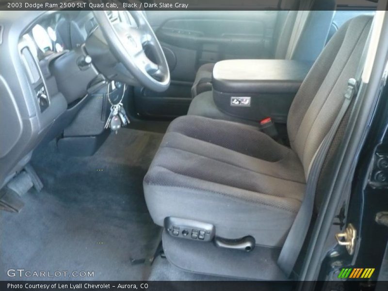 Black / Dark Slate Gray 2003 Dodge Ram 2500 SLT Quad Cab