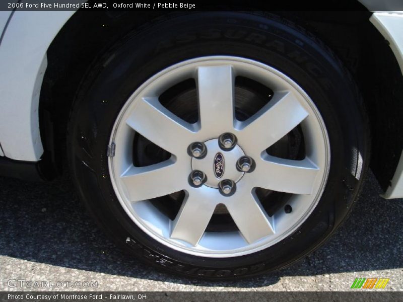 Oxford White / Pebble Beige 2006 Ford Five Hundred SEL AWD