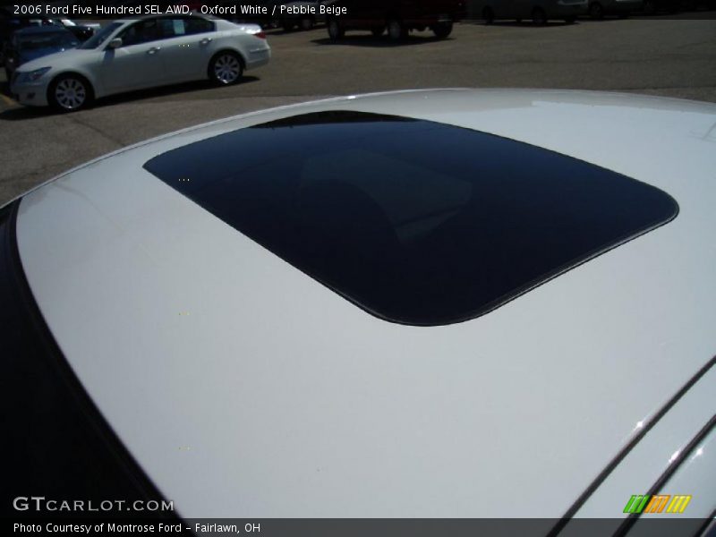 Oxford White / Pebble Beige 2006 Ford Five Hundred SEL AWD