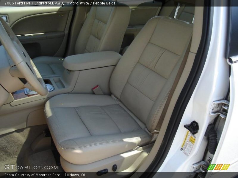 Oxford White / Pebble Beige 2006 Ford Five Hundred SEL AWD