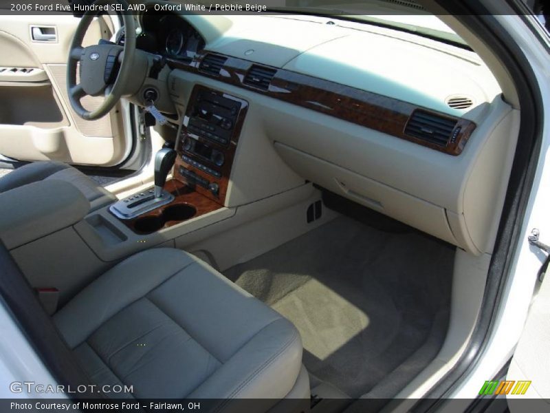 Oxford White / Pebble Beige 2006 Ford Five Hundred SEL AWD