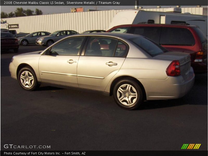 Silverstone Metallic / Titanium Gray 2008 Chevrolet Malibu Classic LS Sedan