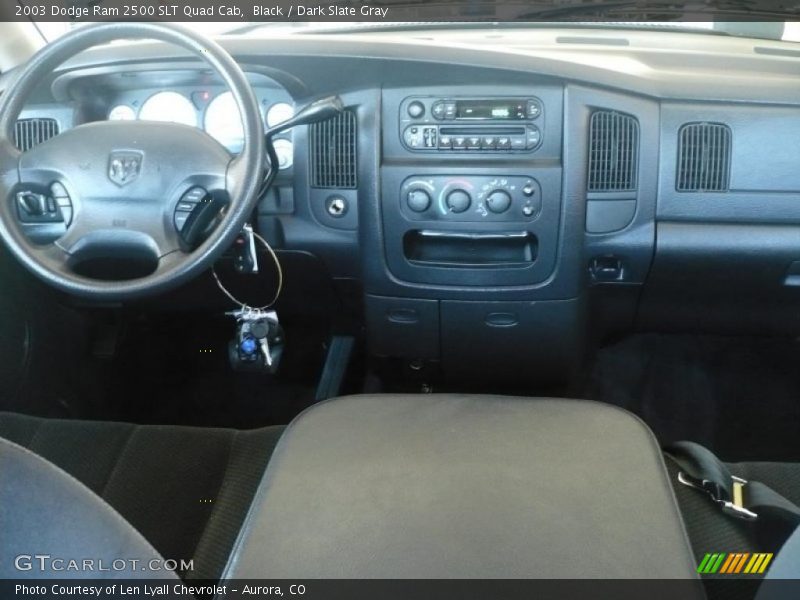 Black / Dark Slate Gray 2003 Dodge Ram 2500 SLT Quad Cab