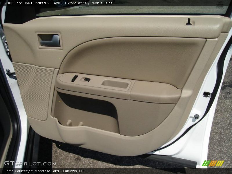 Oxford White / Pebble Beige 2006 Ford Five Hundred SEL AWD
