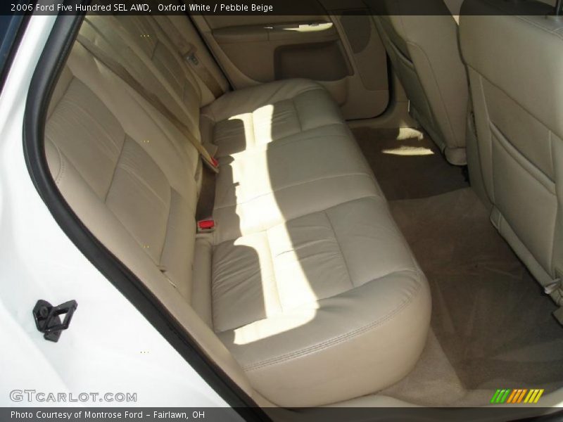 Oxford White / Pebble Beige 2006 Ford Five Hundred SEL AWD