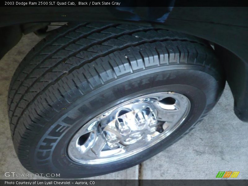 Black / Dark Slate Gray 2003 Dodge Ram 2500 SLT Quad Cab