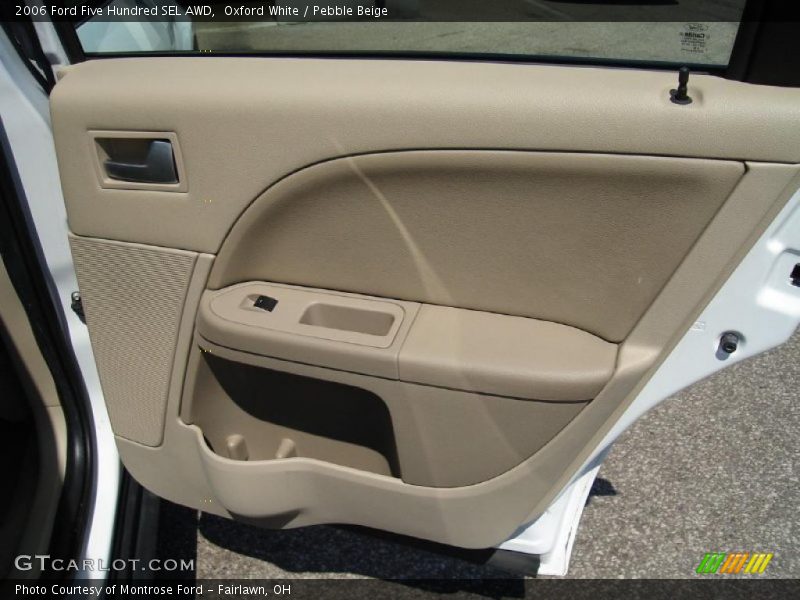 Oxford White / Pebble Beige 2006 Ford Five Hundred SEL AWD