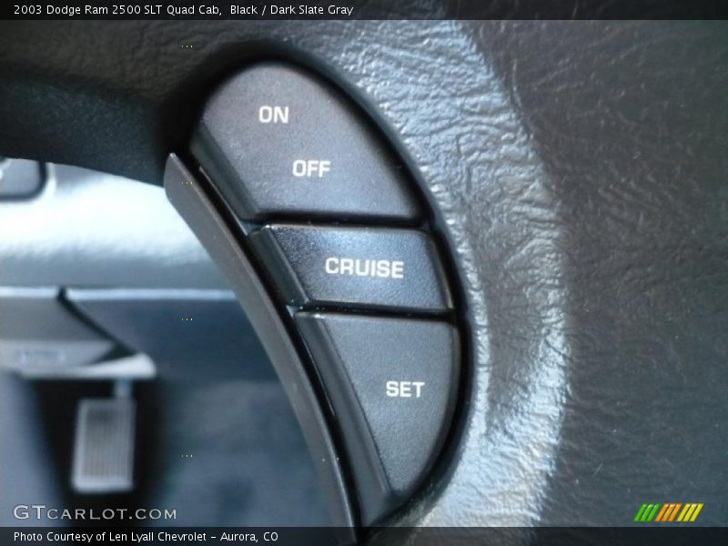 Black / Dark Slate Gray 2003 Dodge Ram 2500 SLT Quad Cab