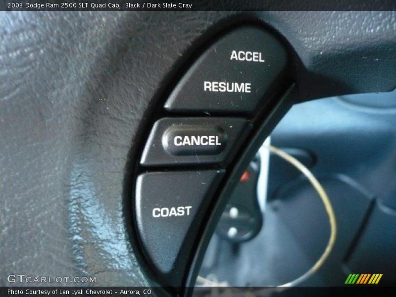 Black / Dark Slate Gray 2003 Dodge Ram 2500 SLT Quad Cab