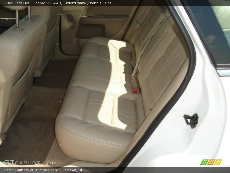 Oxford White / Pebble Beige 2006 Ford Five Hundred SEL AWD
