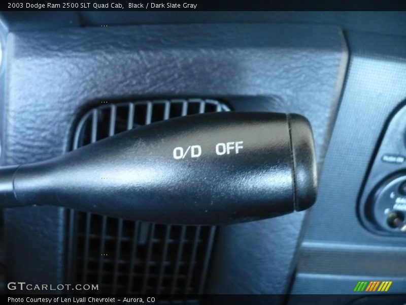 Black / Dark Slate Gray 2003 Dodge Ram 2500 SLT Quad Cab