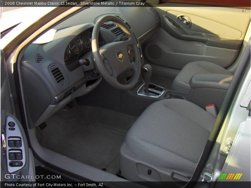 Silverstone Metallic / Titanium Gray 2008 Chevrolet Malibu Classic LS Sedan