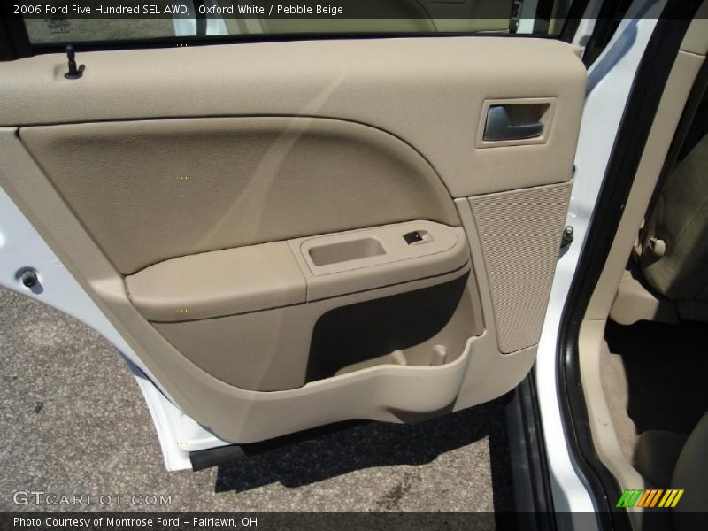 Oxford White / Pebble Beige 2006 Ford Five Hundred SEL AWD