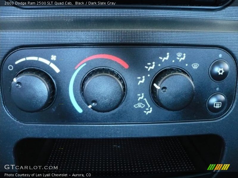 Black / Dark Slate Gray 2003 Dodge Ram 2500 SLT Quad Cab
