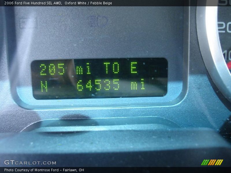 Oxford White / Pebble Beige 2006 Ford Five Hundred SEL AWD