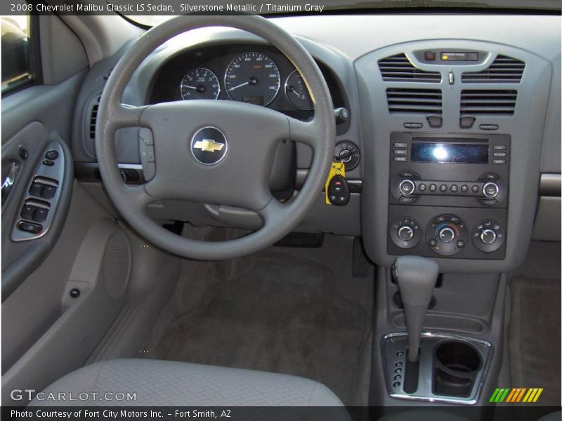 Silverstone Metallic / Titanium Gray 2008 Chevrolet Malibu Classic LS Sedan