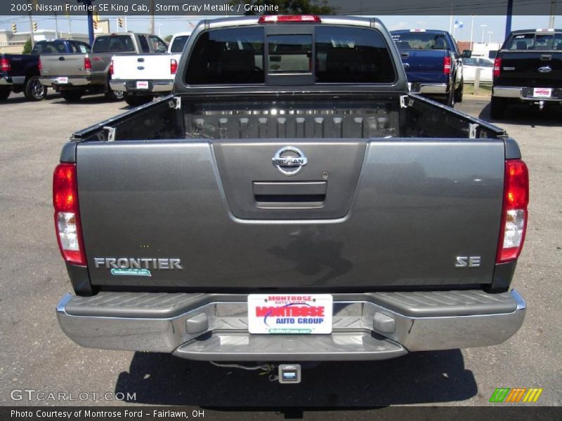 Storm Gray Metallic / Graphite 2005 Nissan Frontier SE King Cab