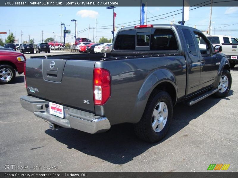 Storm Gray Metallic / Graphite 2005 Nissan Frontier SE King Cab