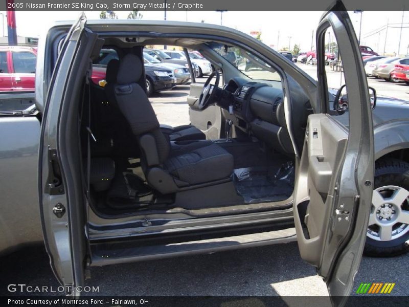 Storm Gray Metallic / Graphite 2005 Nissan Frontier SE King Cab