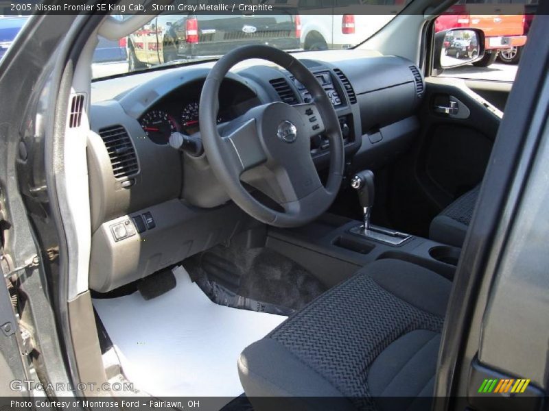 Storm Gray Metallic / Graphite 2005 Nissan Frontier SE King Cab